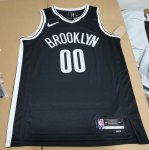 Maillot de Basket #00 O'neale Brooklyn Nets Noir 75th anniversary